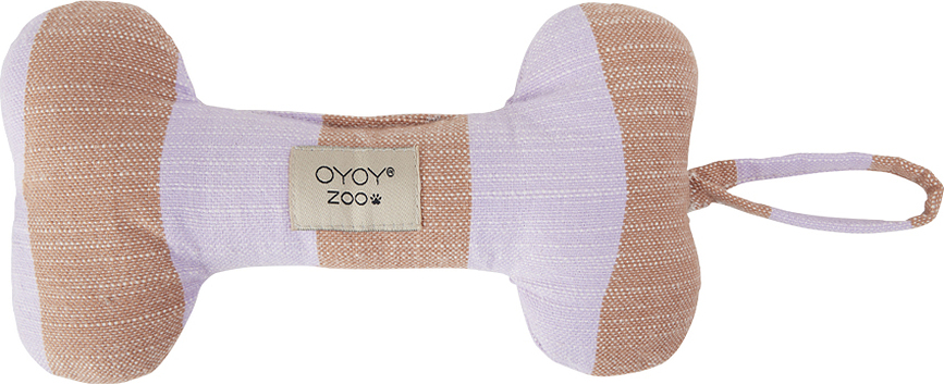 Juguete para perro Ashi, 20 cm, morado y marrón