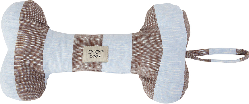 Juguete para perro Ashi, 28 cm, gris y azul