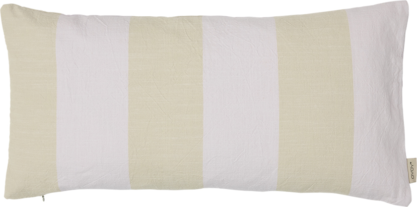 Kara Dekokissenbezug 30 x 60 cm, lavendel-beige