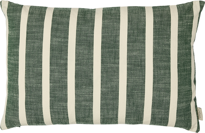Kara Housse de Coussin décorative, 40 x 60 cm, verte