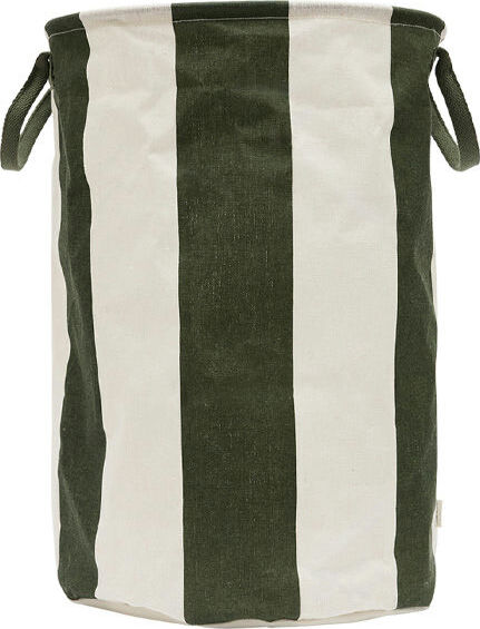 Kara Wäschekorb oder Aufbewahrungskorb 54 cm, grün-beige