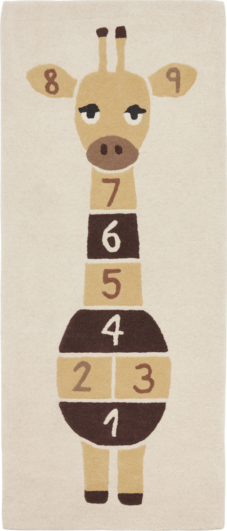 Kinderteppich Hopscotch Giraffe 75 x 180 cm