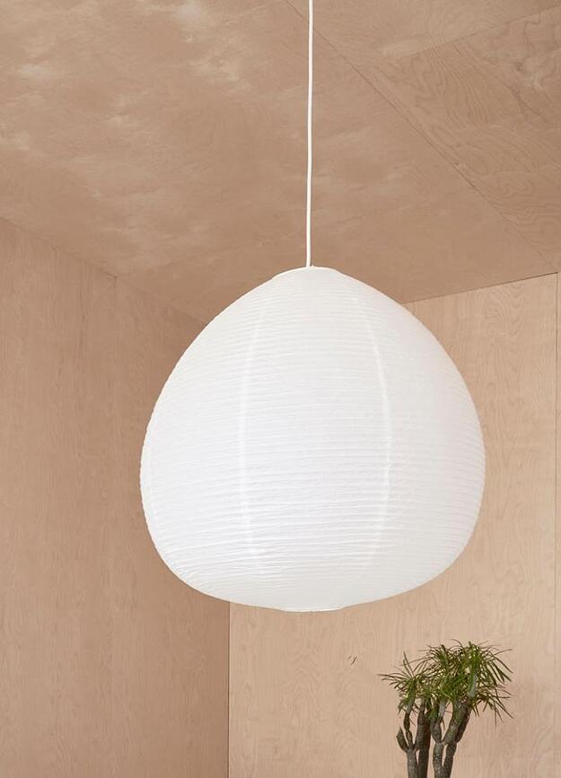 Kojo Abat-jour 60 cm, beige, en papier