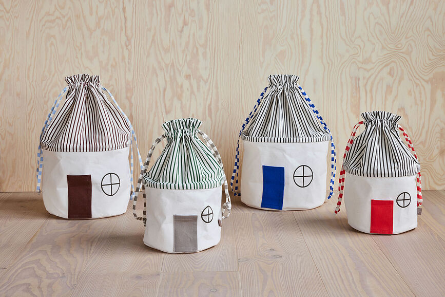 Koya Panier de Rangement 40 cm, beige-marron