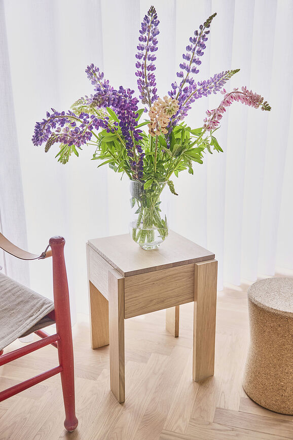 Kuki Βάζο, 17 εκ., διαφανές