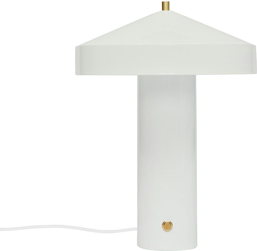 Lámpara de Mesa Hatto, 41 cm, blanca