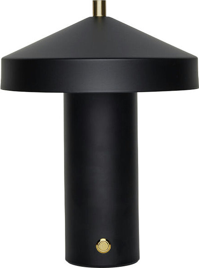 Lámpara de Mesa inalámbrica LED Hatto, 24,5 cm, negra