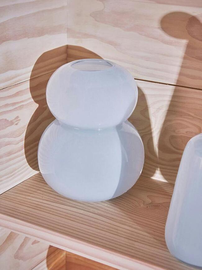 Lasi Βάζο, 23 cm, γαλάζιο