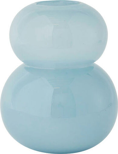 Lasi Vase 23 cm, hellblau
