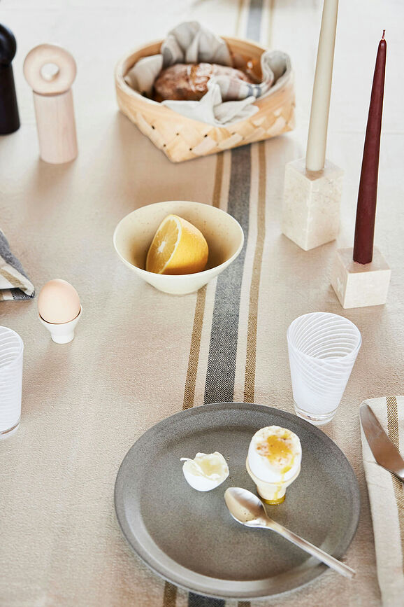 Linu Nappe 140 x 260 cm, gris-beige