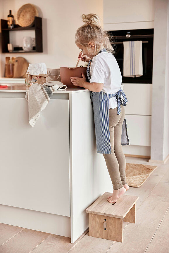 Linu Πετσέτες Κουζίνας, 50 x 70 εκ., μπεζ-καφέ, 2 τμχ