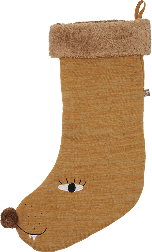 Lion Chaussette de Noël