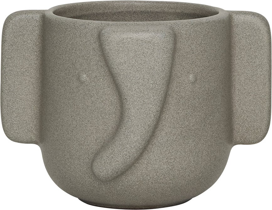 Macetero Elephant, gris