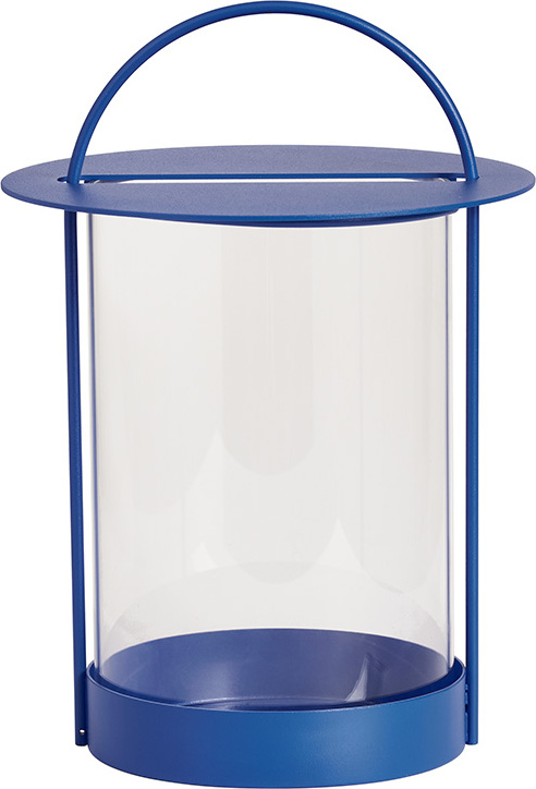 Maki Laterne 29 cm, blau