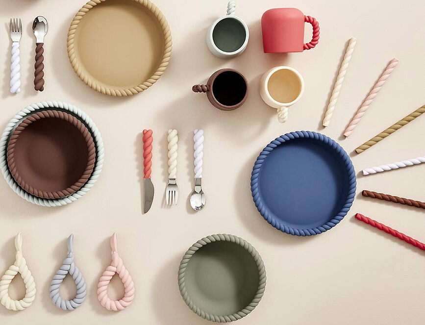 Mellow ΠΑΙΔΙΚΑ ΣΚΕΥΗ, μπεζ και κόκκινα, 2 τμχ