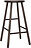 Moto Barhocker 65 cm, dunkle Esche