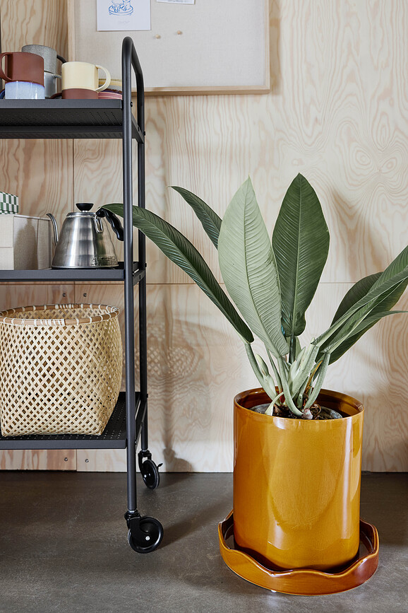 Nami Tegla s podloškom 27 cm bijela