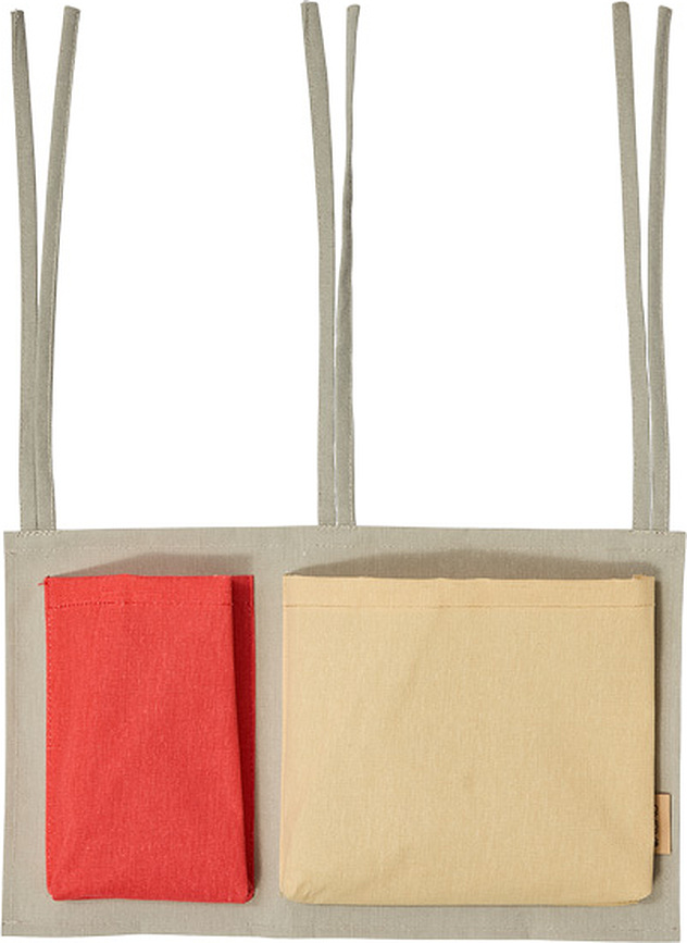 Organizador colgante Saga, rojo y amarillo