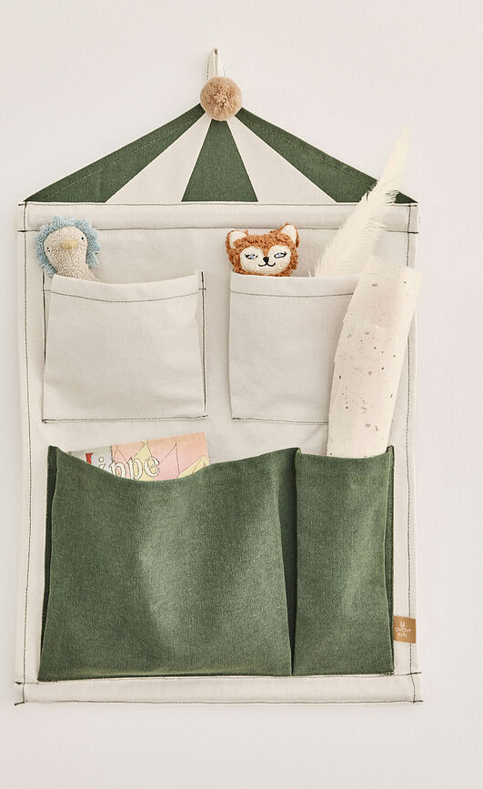 Organizador de Pared Circus, beige y verde