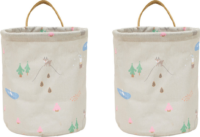 OYOY Deer & Duck Aufbewahrungskörbe 22 cm, 2 St.