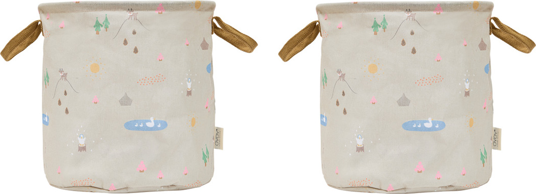 OYOY Deer & Duck Aufbewahrungskörbe 32 cm, 2 St.