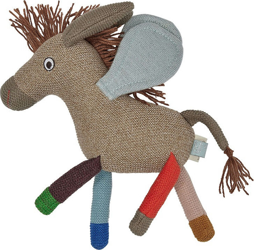 OYOY Donny Sky Donkey Peluche, 23 cm