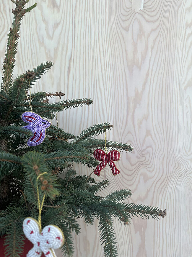 OYOY Χριστουγεννιάτικα Κρεμαστά Διακοσμητικά πουλιά, πολύχρωμα, 3 τμχ