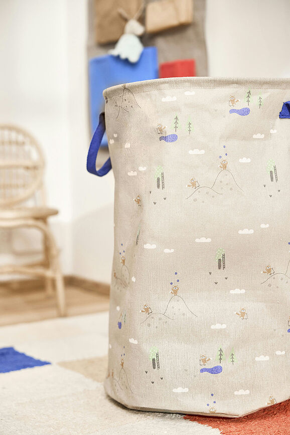 OYOY Foxy Panier à linge ou de rangement, 54 cm