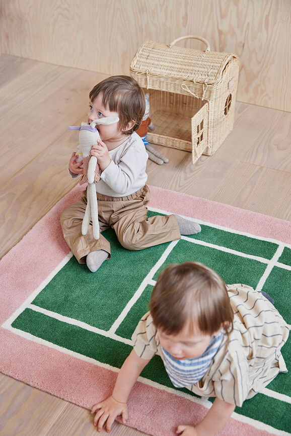 OYOY Nuni Mouse Plišasta igrača, z raketo in teniško žogico, 3-delni set