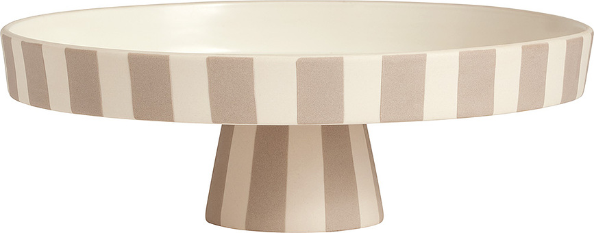 Patera para tarta Toppu, 27 x 27 cm, beige