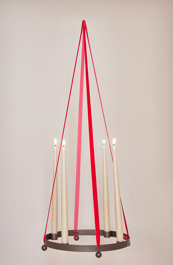 Pearl Κηροπήγιο Advent, 36 cm, μπρονζέ ορείχαλκος