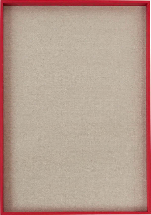 Peili Tableau en liège, 55 x 78 cm, rouge