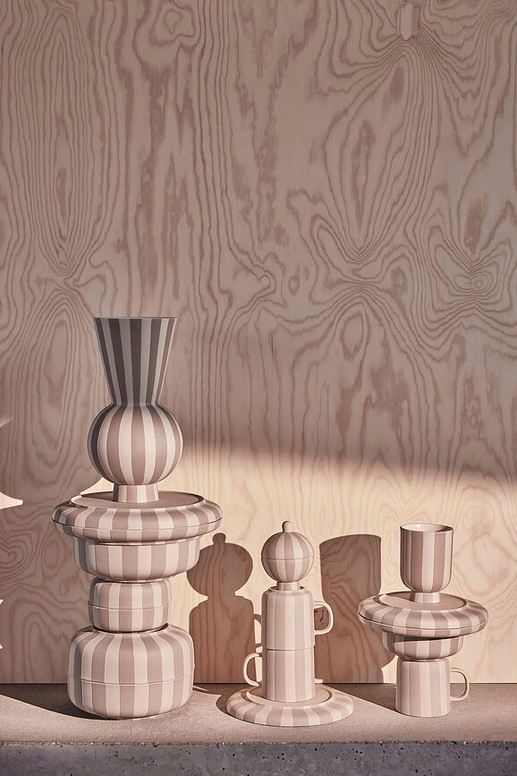 Plato Llano Toppu, 26,5 cm, beige