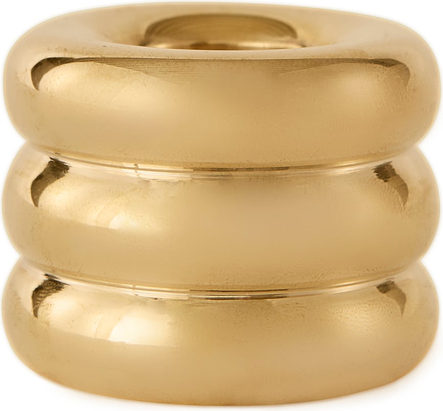 Portavelas de latón Savi, 4 cm, para vela clásica