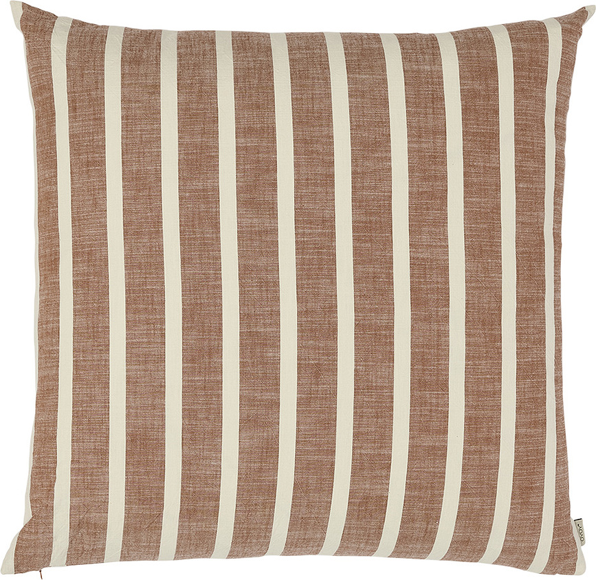 Povlak na podlahový polštář Kara, 78 x 78 cm, hnědý