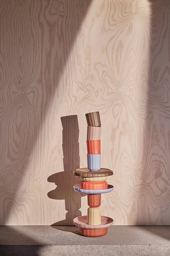 Pullo Παιδικές Κούπες, ροζ και κόκκινες, 2 τμχ