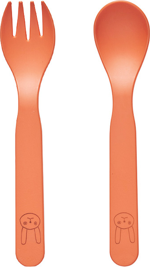 Pullo Otroški jedilni pribor, 2 kosa, mareličen
