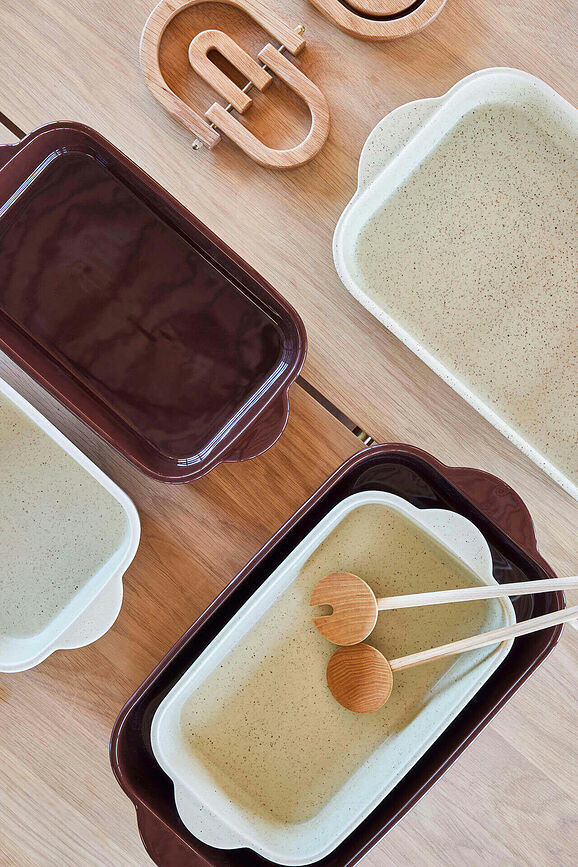 Rainbow Βάση για ζεστά σκεύη, 13 x 11 cm, ξύλινη