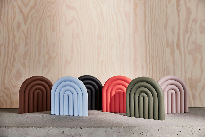 Rainbow Βάση για ζεστά σκεύη, 15 x 15 εκ., παλ ροζ