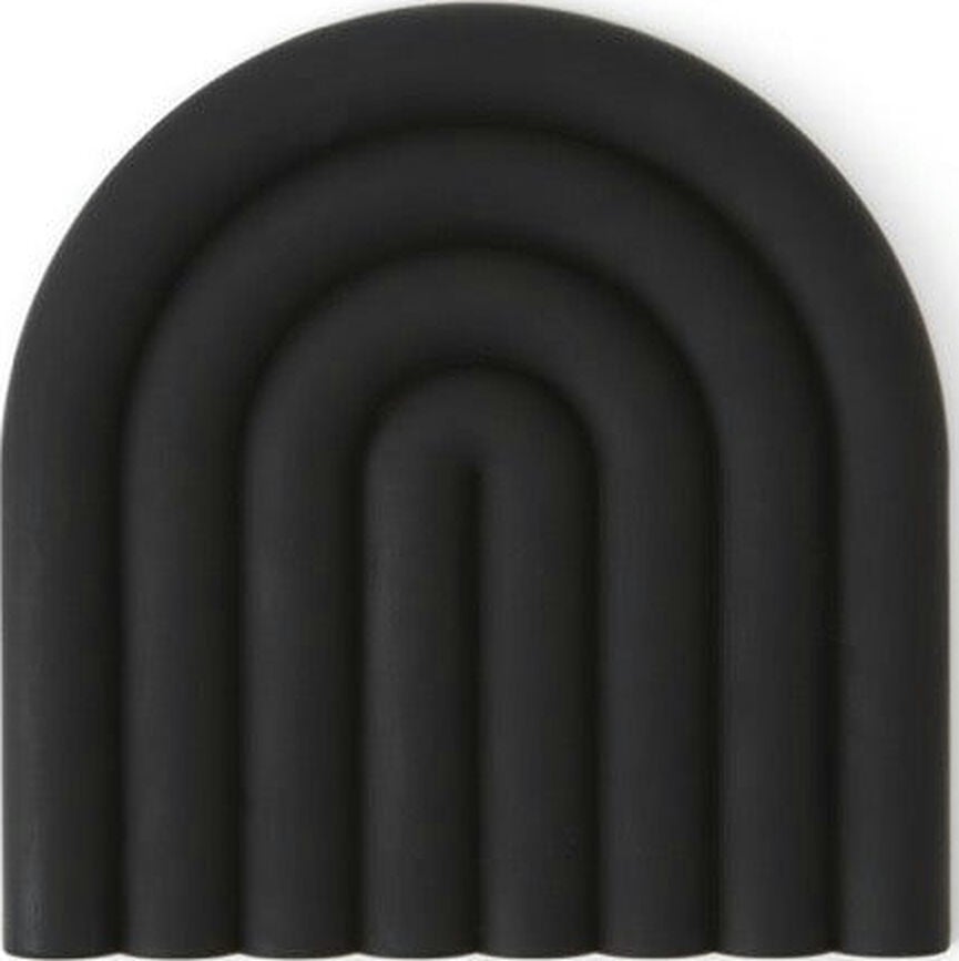 Rainbow Podstavek za vroče posode, 15 x 15 cm, črn