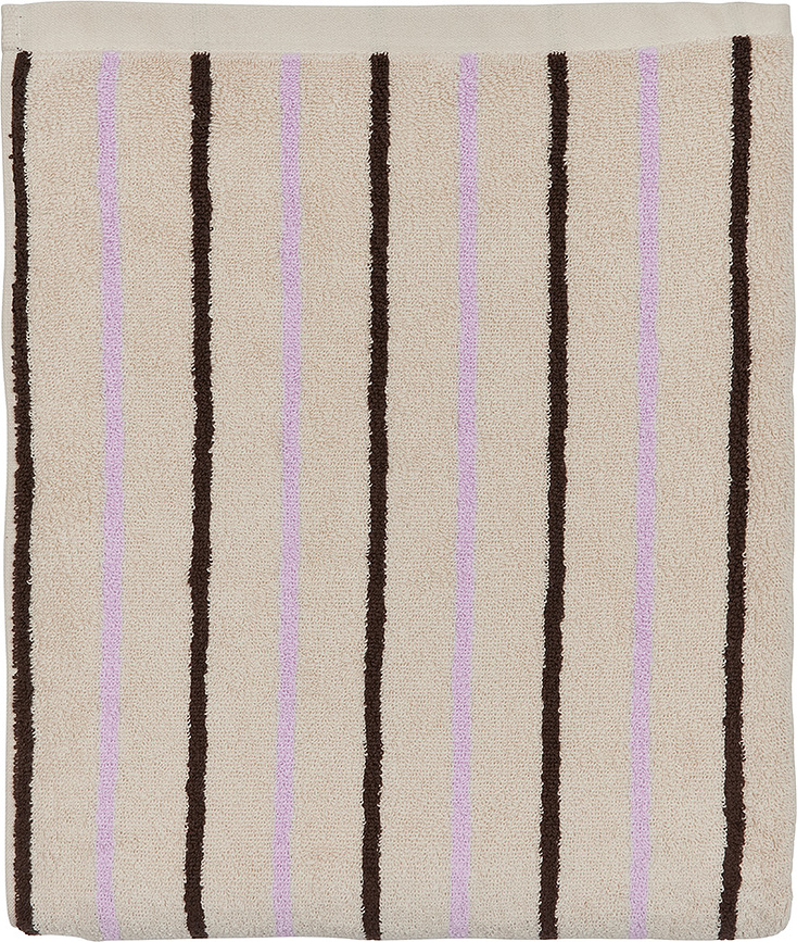 Raita Ručnik 100 x 150 cm bež-ljubičasti