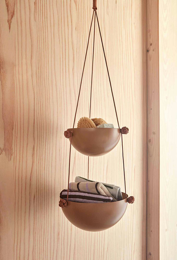 Raita Serviettes 30 x 30 cm, blanches et vertes, Lot de 2