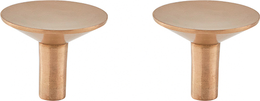 Rina Zidne Kuke 4,5 cm brušeni mjed 2 kom.