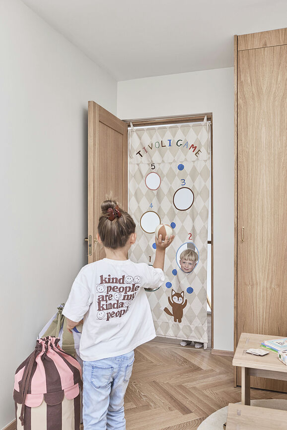 Saga Paniers de Rangement, marron et bleu, Lot de 2