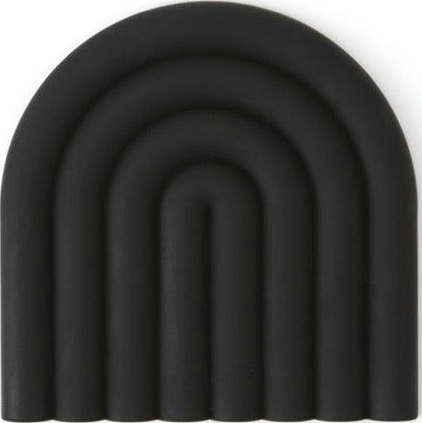 Salvamanteles Rainbow, 15 x 15 cm, negro