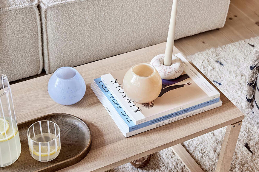 Savi Svijećnjak za klasičnu svijeću okrugli 10 cm smeđi