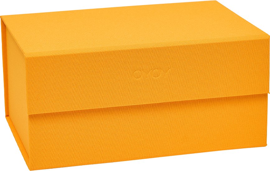 Scatola portaoggetti Hako A5, gialla