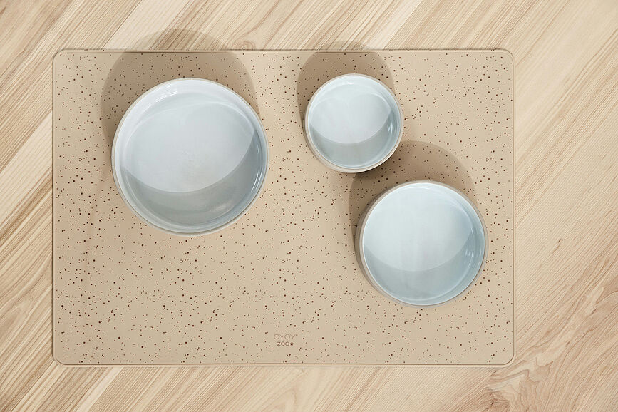 Sia Posoda za psa, 17 cm, umazano bela