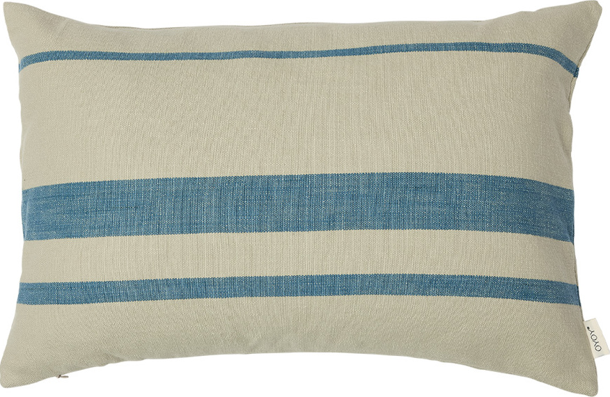 Sofuto Dekokissenbezug 40 x 60 cm, beige-blau