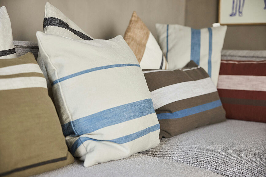 Sofuto Housse de Coussin, 50 x 50 cm, beige